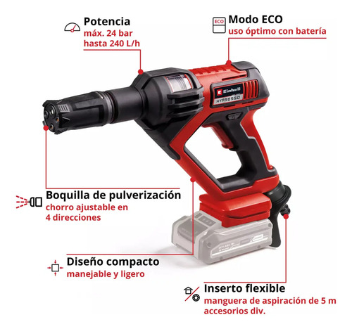 Einhell Inalambrica Hypresso + Starter kit - Imagen 6