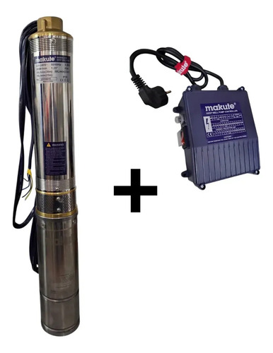 Bomba De Agua Sumergible Para Pozo Profesional Makute 1hp - Imagen 2