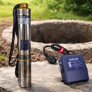 Bomba De Agua Sumergible Para Pozo Profesional Makute 1.5hp