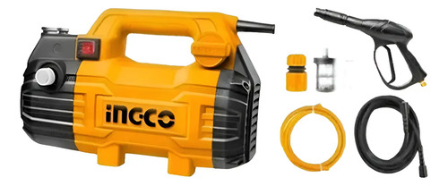 Hidrolavadora 100 Bar Induccion Ingco Hpwr15028 Color Naranja Frecuencia 50 Hz
