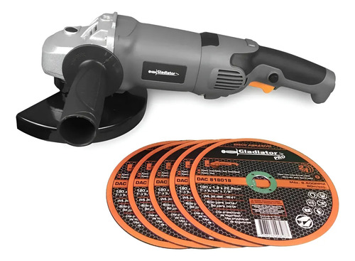 Amoladora Eléctrica 7 -aa518/220plus - Con 5 Discos!