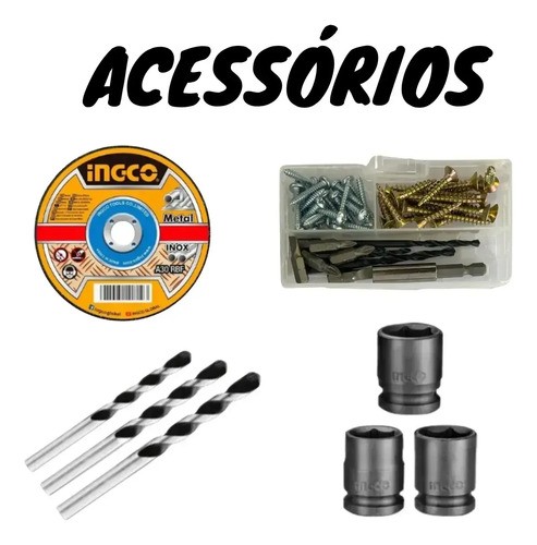Piezas Del Kit De Herramientas Eléctricas Ingco Ckli20358-9 - Imagen 9