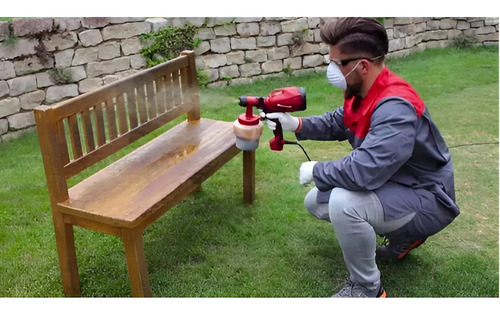 Equipo Pintar Latex Einhell 500w Compresor Soplete Pistola - Imagen 8