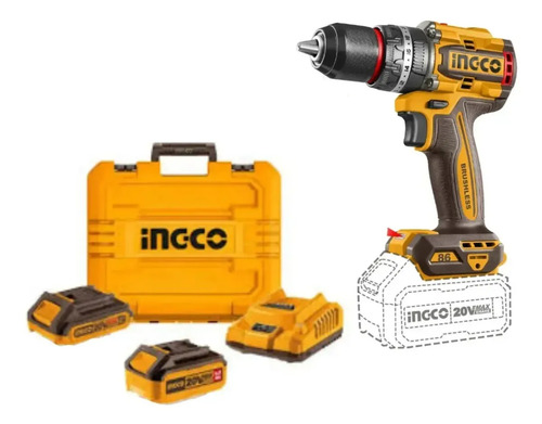 Kit Impacto 850nn+taladro 86nn+amoladora 1200w+lámpara Ingco - Imagen 3