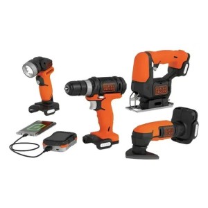 Kit 4 Herramienta ElƩctrica12v Gopack Black+decker Bdck502c1
