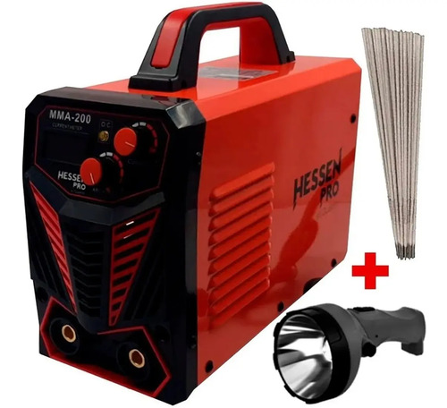 Soldadora Inverter 200amp Hessen + Electrodo Y Linterna Tyt - Imagen 2