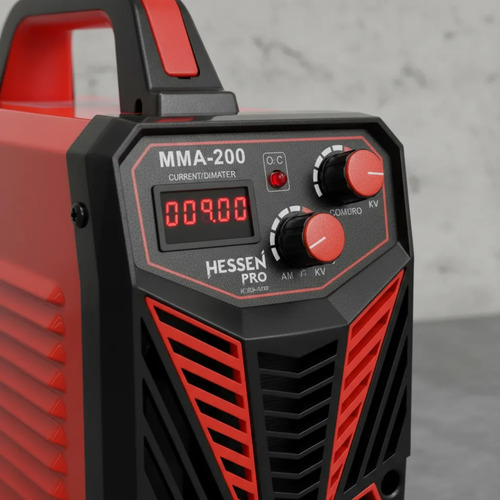 Soldadora Inverter 200amp Hessen + Electrodo Y Linterna Tyt - Imagen 4