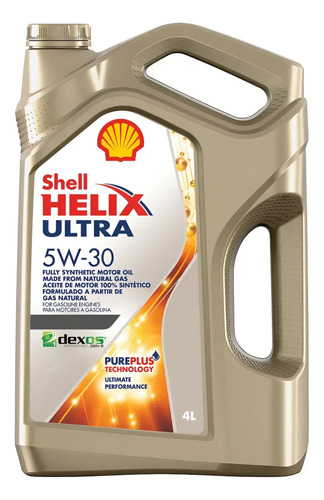 Aceite 5w30 Full Sintético Shell Helix Ultra Pro Ag 4l