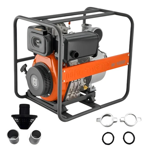 Motobomba 4'' Husqvarna 9 Hp W100d Autocebante - Tyt - Imagen 4