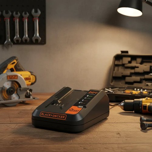 Cargador Rápido De Litio 20v Black+decker Bdcac202b - Imagen 3