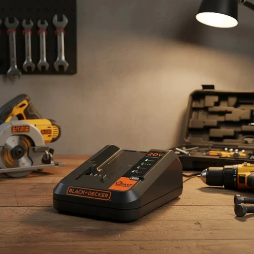 Cargador Rápido De Litio 20v Black+decker Bdcac202b - Imagen 3