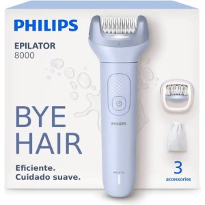 Depiladora Philips Epilator Serie 8000 Bre708/00 Cerámica Lavanda