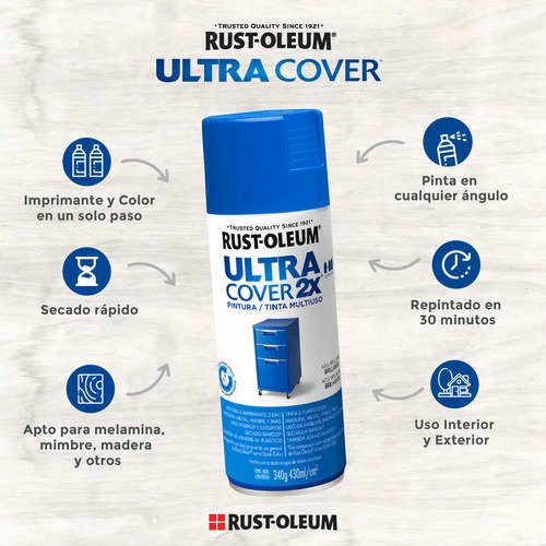 Rust-oleum Ultra Cover Aerosol - Imagen 4