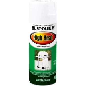 Pintura Aerosol Rust Oleum Alta Temperat.blanco Mate 340g