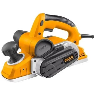 Cepillo Garlopa Carpintero Ingco 1050w 1600rpm Industrial - Color Anaranjado