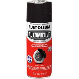 Spray Pintura En Aerosol Caliper Negro Autos R/oleum 340gr