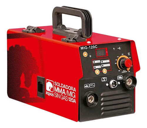 Soldadora Inverter Digital Igbt Mma Mig-120c Sin Gas 120a Eq