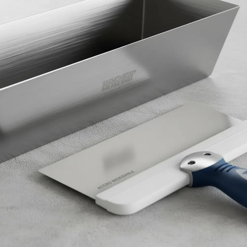 Combo Bremen Espátula Yesero + Budinera Acero Inox - Imagen 3