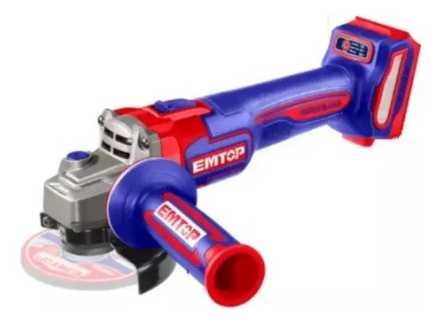 Kit Combo Taladro Percutor 66nm + Amoladora 115 Mm Brushless 2 Baterias 4AH Emtop Maletin Y Accesorios EMTOP - Imagen 9