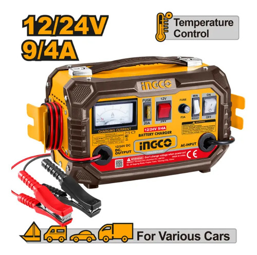 Ingco ING-CB1601 12 A 12V/24V - Imagen 2