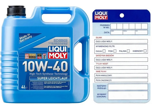 Liqui Moly Leichtllauf 10w40 Sintetico Hc 4l 9504 - Imagen 3