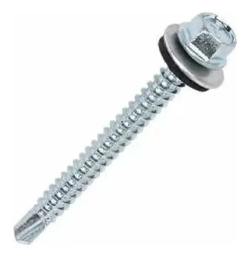 Tornillo Hexagonal Punta Mecha C/ Goma 2.2'' 5,5 X 50mm X100 - Imagen 3
