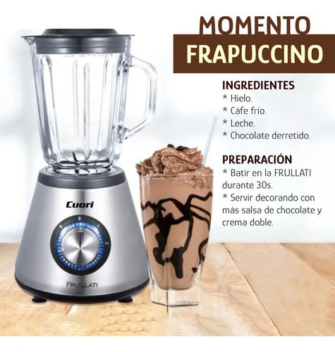 Licuadora Cuori Frullati Vidrio Potente 450w Pico Vertedor - Imagen 4