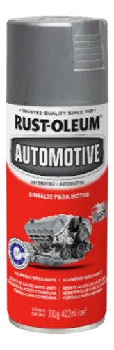 Spray Aerosols Esmalte Para Motor Color Aluminio 260°c