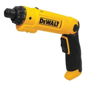 Kit Atornillador Pivot Dw 8v+45 + Puntas + Adaptador Maleta Amarillo 50hz/60hz