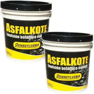 Impermeabilizante Acuoso Asfalkote Pennsylvania Para Techos 18 Kg