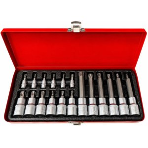 Juego Tubos Dados Torx 1/4 Y 1/2 Pulgada 18 Piezas Martino