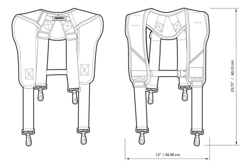 Suspensores De Coleto Carga Pesada De 4 Puntos - E.o - Imagen 5