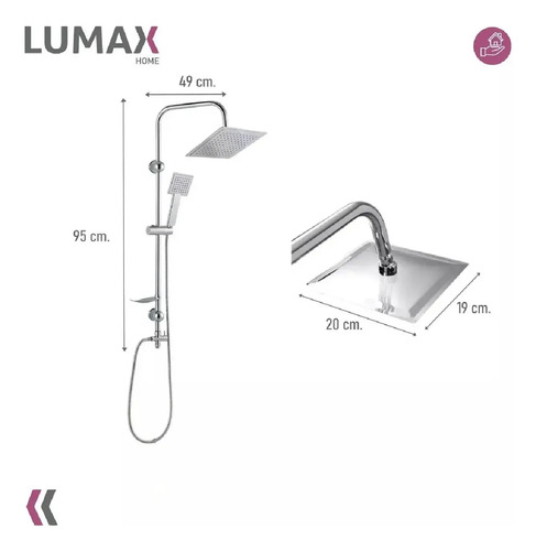 Lumax ZGB-203INOX - Imagen 3