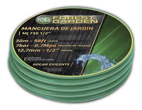 Manguera Forest & Garden 30m Mj 730 1/2 - Tyt