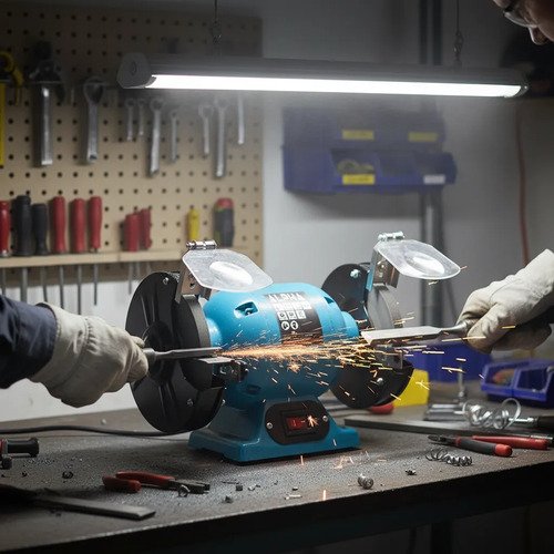 Amoladora De Banco Alpha Pro 8 PuLG. 550w - Imagen 3