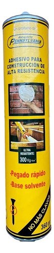 Adhesivo De Montaje Clavo Líquido 360 G Pennsylvania X 12 Un