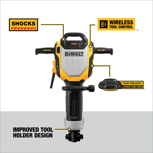 Martillo Demoledor Dw Hex 28mm 41j 16kg.1600w - Imagen 4