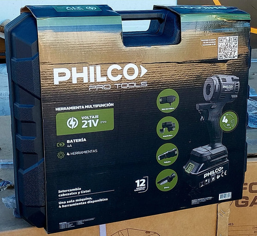 Combo 4en 1 Taladro Hidrolavadora Amoladora Motosierra 21v - Imagen 3