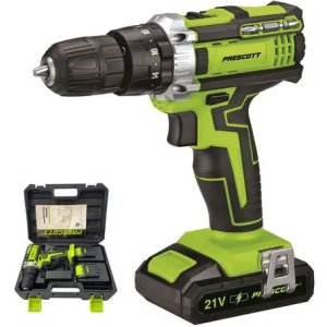 Taladro Inalámbrico De 10mm Prescott Pt2002107 21v