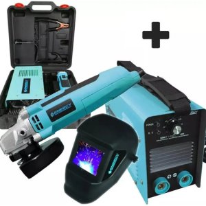 Soldadora Inverter 140a + Amoladora Electrodo Valija Energy