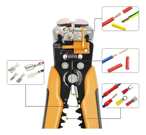 Pinza Pela Cable Pro Automatica Ingco - Imagen 12