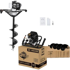 Pocera Hoyadora 52cc C/ Mecha 25cm Prof 80cm Bull Pro