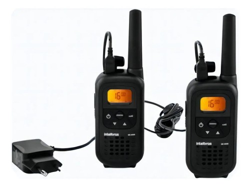 Handy Intelbras Rc 4002 Profesional Con 2 Radios, Pantalla Y Teclado Negro - Imagen 2