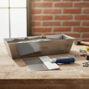 Combo Bremen Espátula Yesero + Budinera Acero Inox