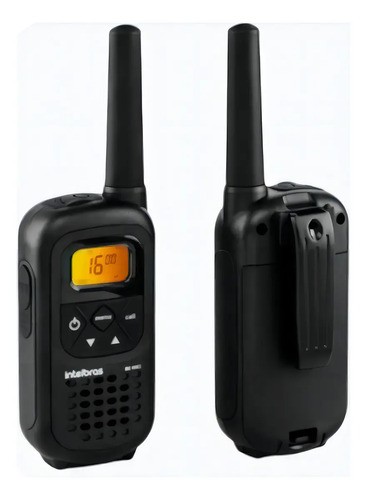 Handy Intelbras Rc 4002 Profesional Con 2 Radios, Pantalla Y Teclado Negro