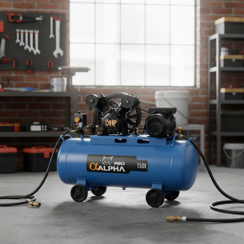 Compresor Alpha 3hp 150lts Caudal 250l/min - Tyt