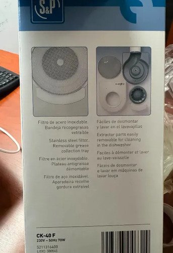 Soler & Palau CK 40 F Extractor - Imagen 6