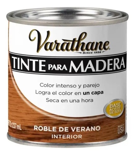 Tinte Para Madera Colores Clásicos 0,237 L Varathane Colores