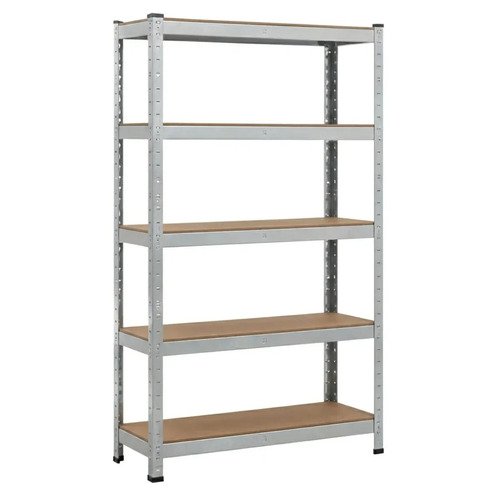 Estantería Encastrable Industrial Acero Galvanizado 5 Estant - Imagen 2