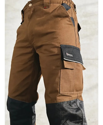 Pantal贸n Wurth Trabajo Tactical Pro Beige-negro-gris - Imagen 3